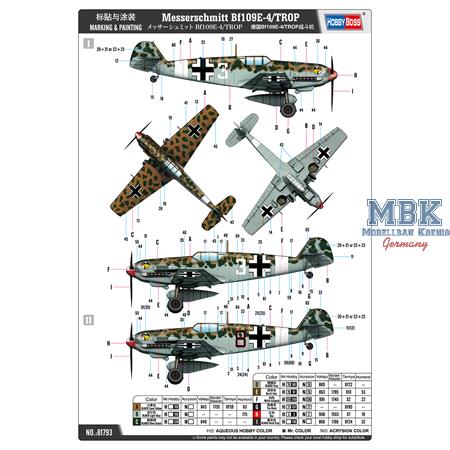 Messerschmitt Bf109E-4/TROP