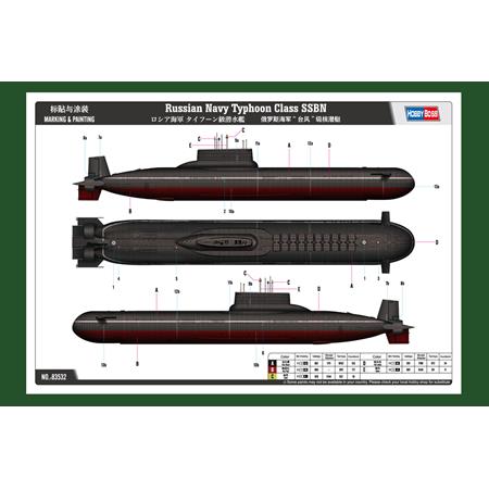Russian Navy Typhoon Class SSBN