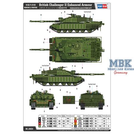 British Challenger 2 Enhanced Armour