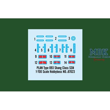 PLAN Type 093 Shang Class SSN (1/700)