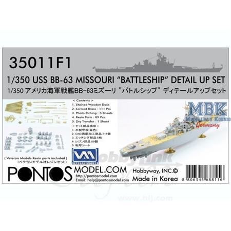 USS BB-63 Missouri "Battleship"Detail set