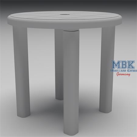 Resin Round Table