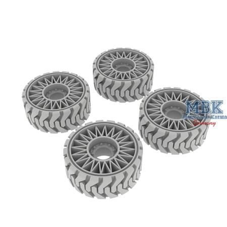 Airless Wheels For Loader (4 Pc)