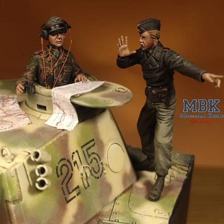 German SS tank crew