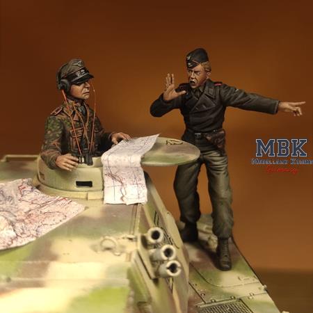 German SS tank crew
