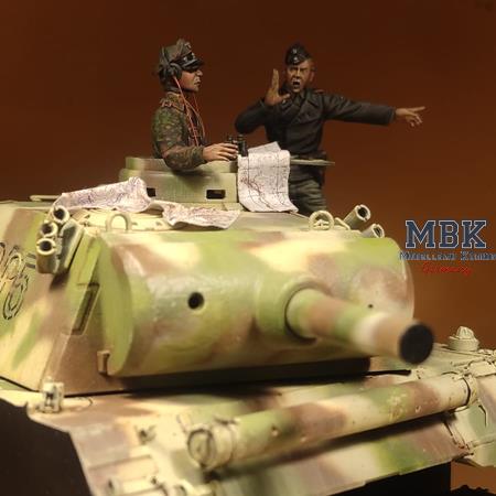 German SS tank crew