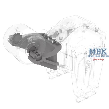 Early VVSS Bogie-Roller Brakets with spacer (mid)