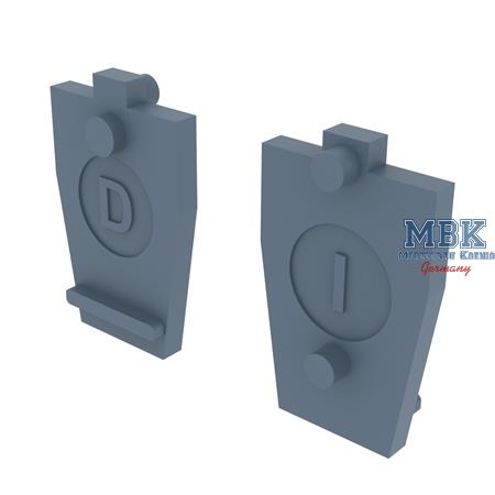 Sherman Bogie adapters for Italeri / Dragon