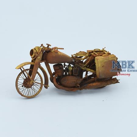 Burned DKW NZ 350-1