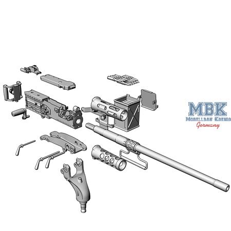 M2 Browning WW2 type with early pintle for M10 GMC