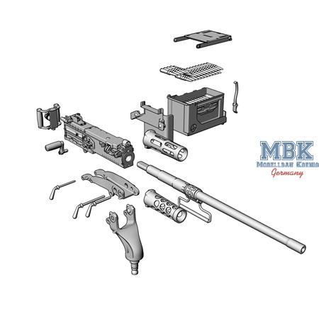 M2 Browning WW2 type with late pintle for M10 GMC