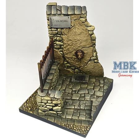 Corner with fountain