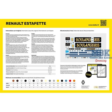 Renault Estafette (New Mould)
