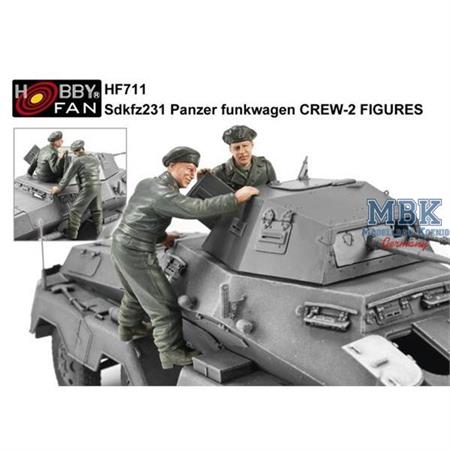 Sd.Kfz.231 Panzerspähwagen crew (2 Figuren)