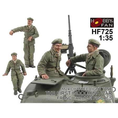 Crew For Chaffee Light Tank M24  Indochina War