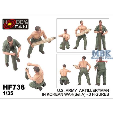 U.S. ARMY ARTILLERYMAN IN KOREAN WAR (Set A)