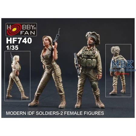 Modern IDF Soldiers - 2 Female Figures