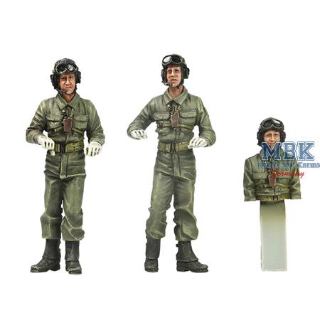 ROC ARMY TANK CREW(1960-70 (3 figures)