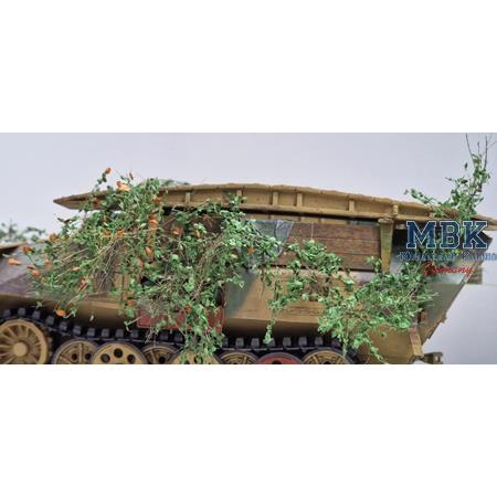 Tarnzweige Laub Mittelgrün  camouflage branches