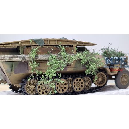 Tarnzweige Laub Mittelgrün  camouflage branches