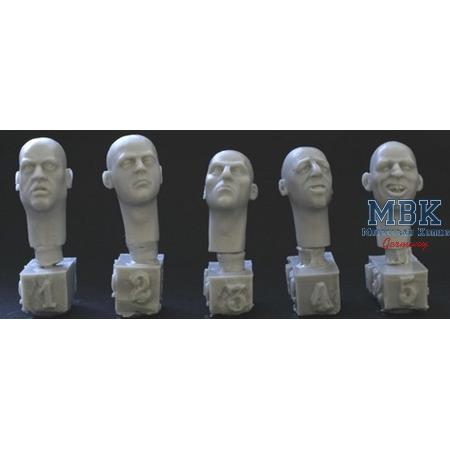 5 heads for 1/32 - 54mm figures #3
