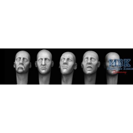 5 heads for 1/32 - 54mm figures #4