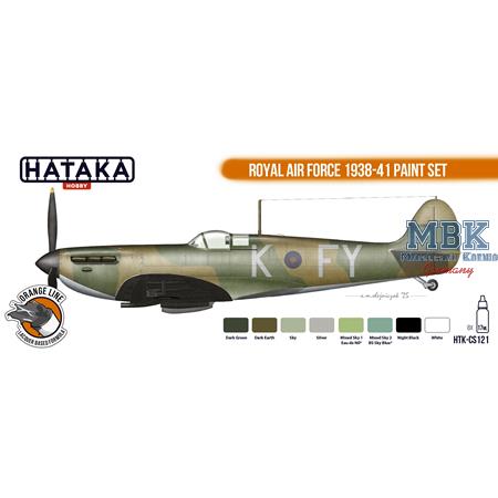 Royal Air Force 1938-41 Paint Set (Lacquer)