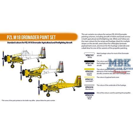 PZL M18 Dromader Paint Set (Lacquer)
