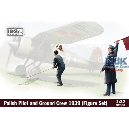 Polish Pilot and Ground Crew 1939 Figure Set