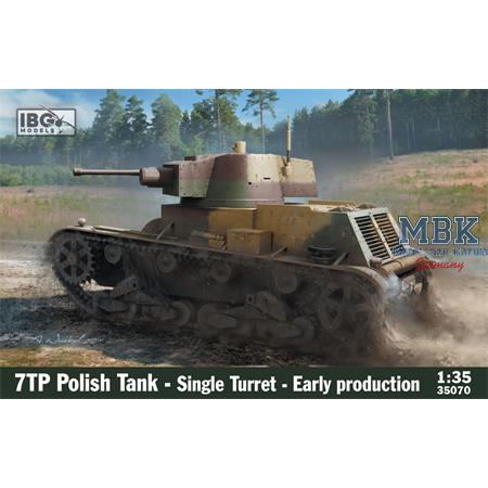 7TP Polish Tank - Single Turret - Early Production