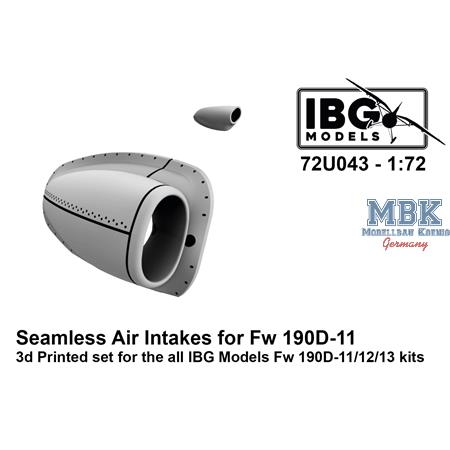 Seamless Air Intakes for Fw 190D-11/12/13