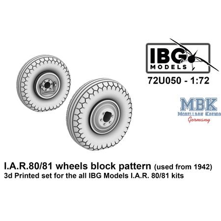 I.A.R. 80/81 Wheels Block Pattern, used from 1942