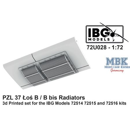 Radiators for PZL 37 Los B/B bis