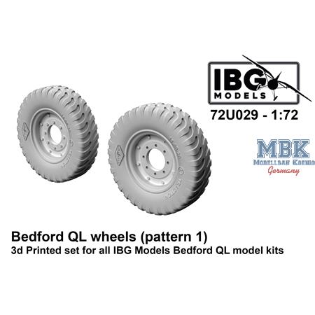 Bedford QL Wheels (Pattern 1) - 3d printed