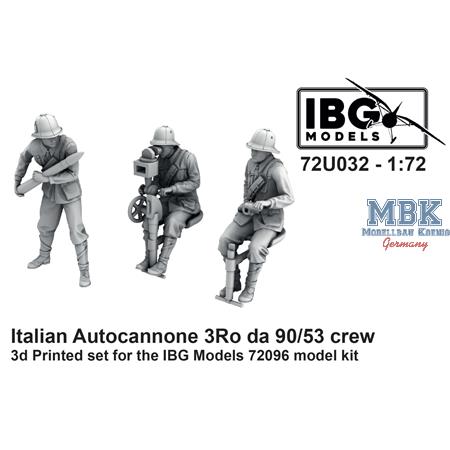 Italian Autocannone 3Ro da 90/53 crew