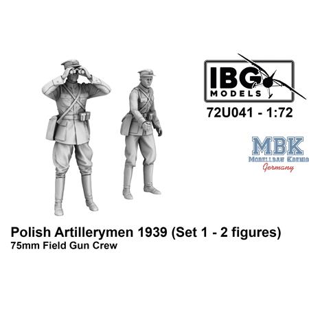 Polish Artillerymen - 75mm Field Gun Crew Set 1