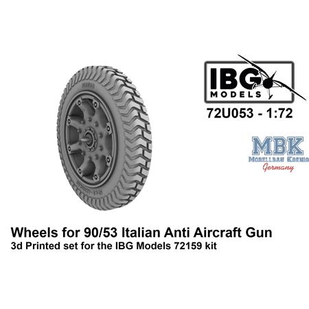 Wheels for 90/53 Italian Anti Aircraft Gun