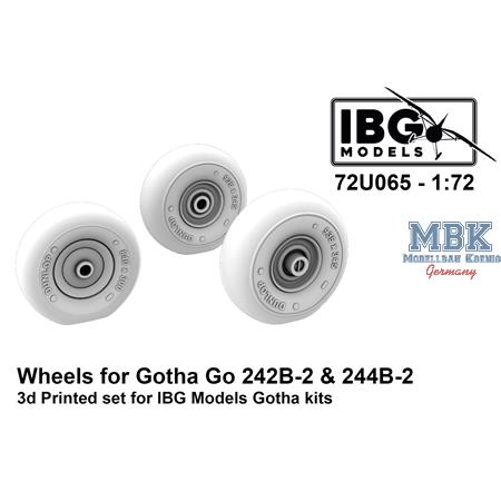 Wheels for Gotha Go 242B-2 & 244B-2