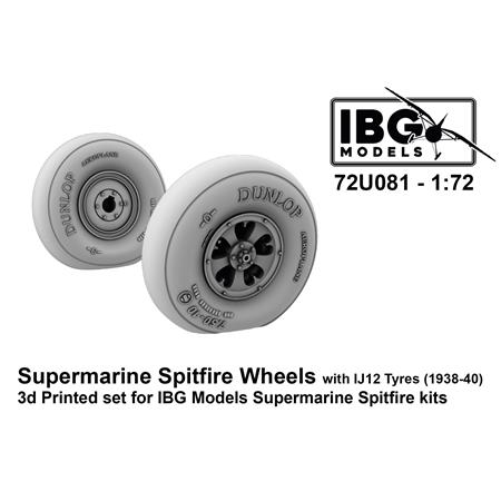 Spitfire Wheels with IJ12 Tyres (1938-40)