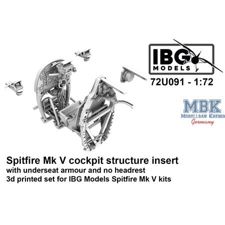 Spitfire Mk V Cockpit Structure Insert w/seat arm.