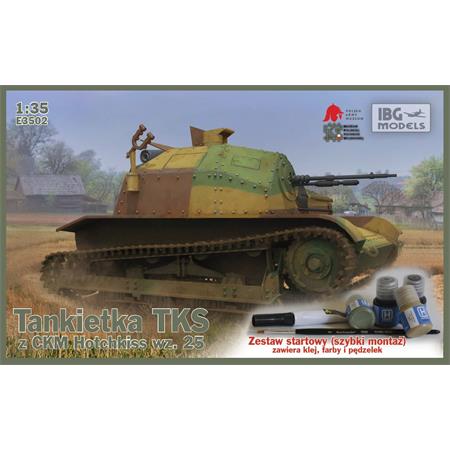 TKS Tankette with MG (Easy Tracks, Paint Set, ..)
