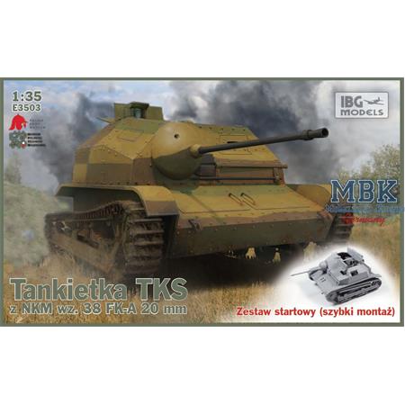 TKS Tankette 20mm Gun (Easy Tracks)