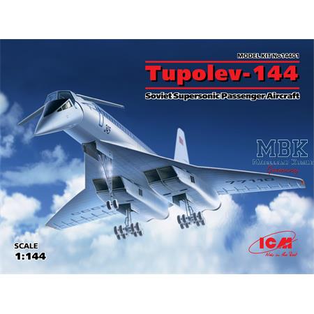 Tu-144 "Concordski" Sov. Supersonic  Plane 1:144