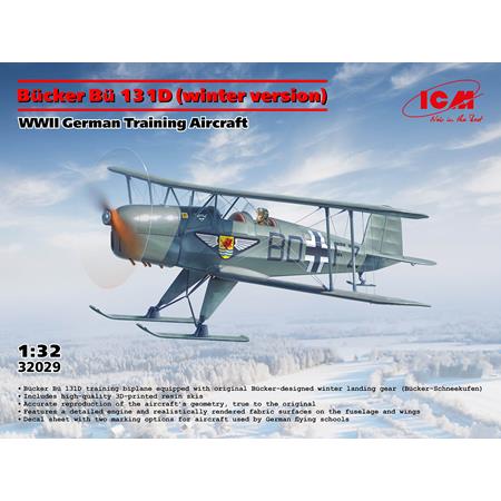 Bücker Bü 131D (winter version) Training Aircraft