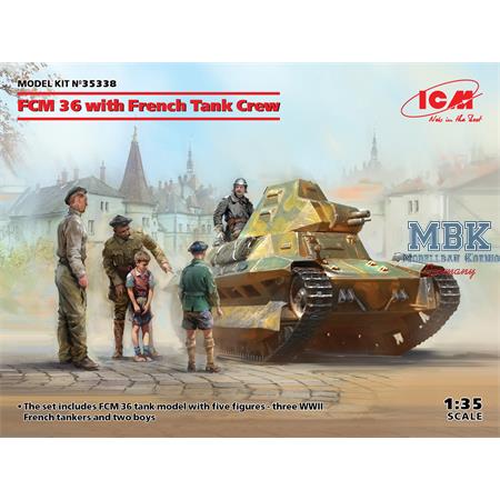FCM 36 with French Tank Crew