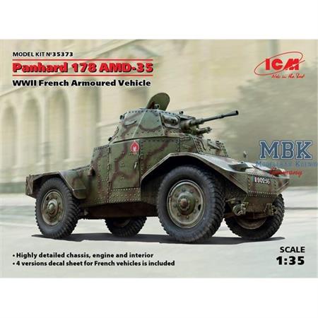 Panhard 178 AMD-35, WWII French Armored Vehicle