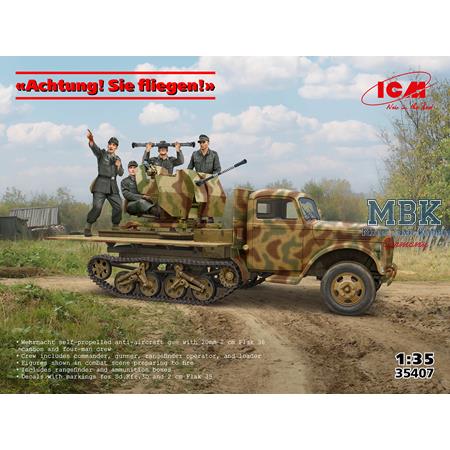 Achtung! Sie fliegen! (Sd.Kfz.3b w/2 cm Flak/Crew