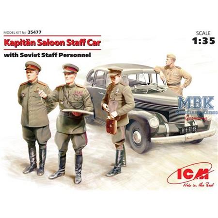 Opel Kapitän w/ Soviet Staff Personal