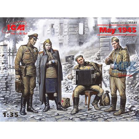 Soviet Military Men at Rest May 45