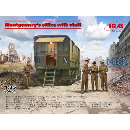 Montgomery’s office with staff